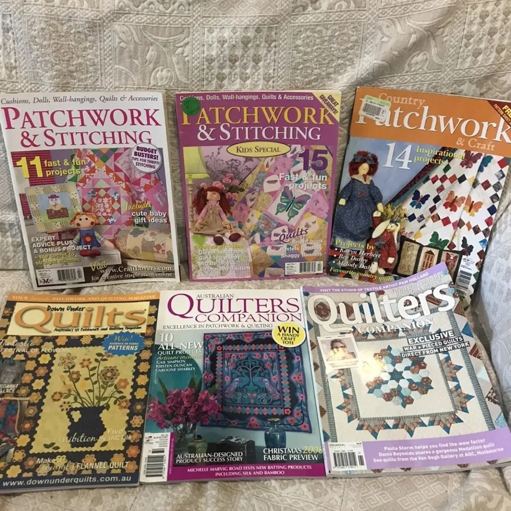 Patchwork Quilting Quilts Sewing Stitching craft magazine bundle - Picture 1 of 8